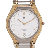 ジバンシー 腕時計 クオーツ ホワイト文字盤 ステンレススチール メッキ メンズ Givenchy 【中古】